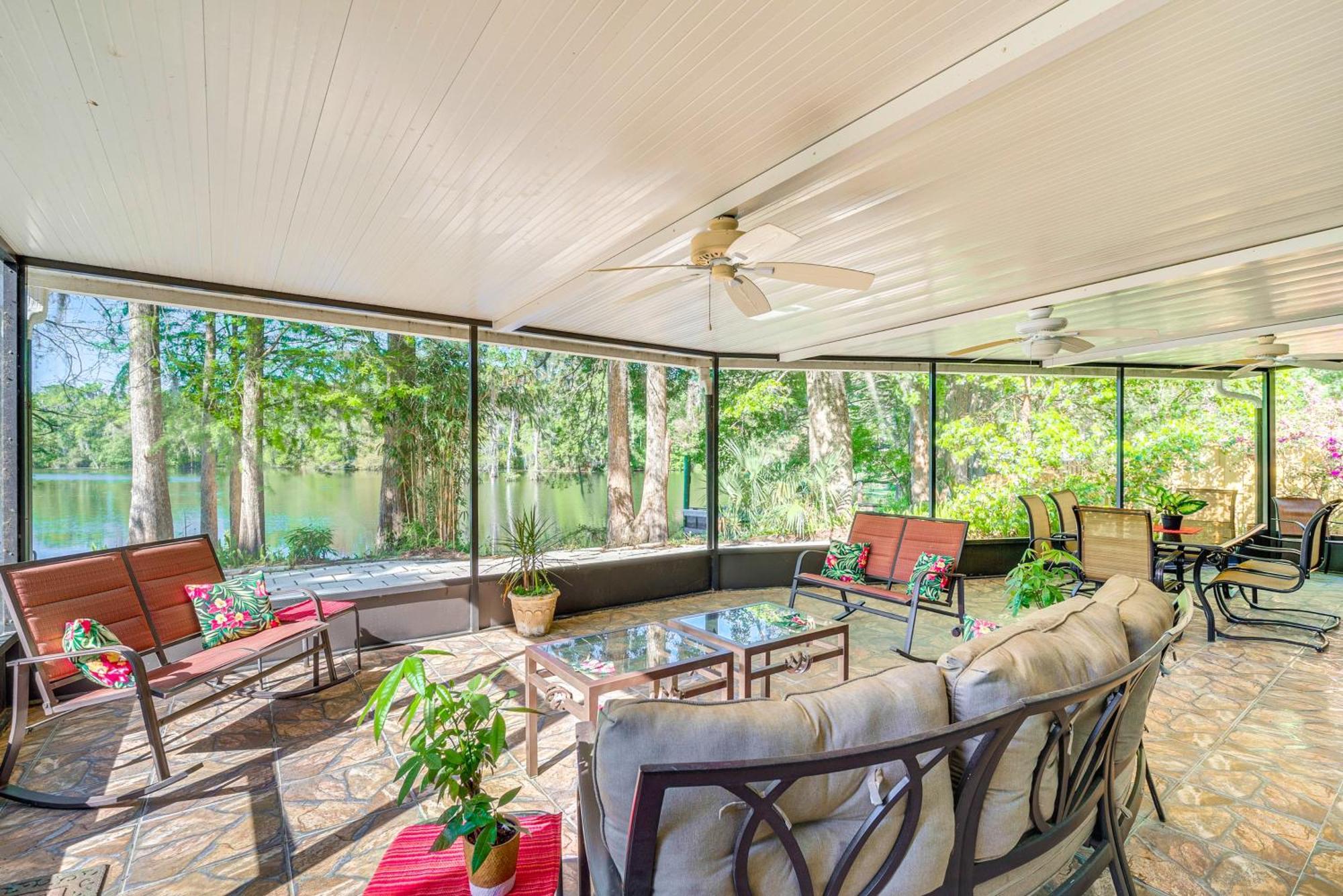 Waterfront Dunnellon Home With Private Dock And Lanai! Esterno foto
